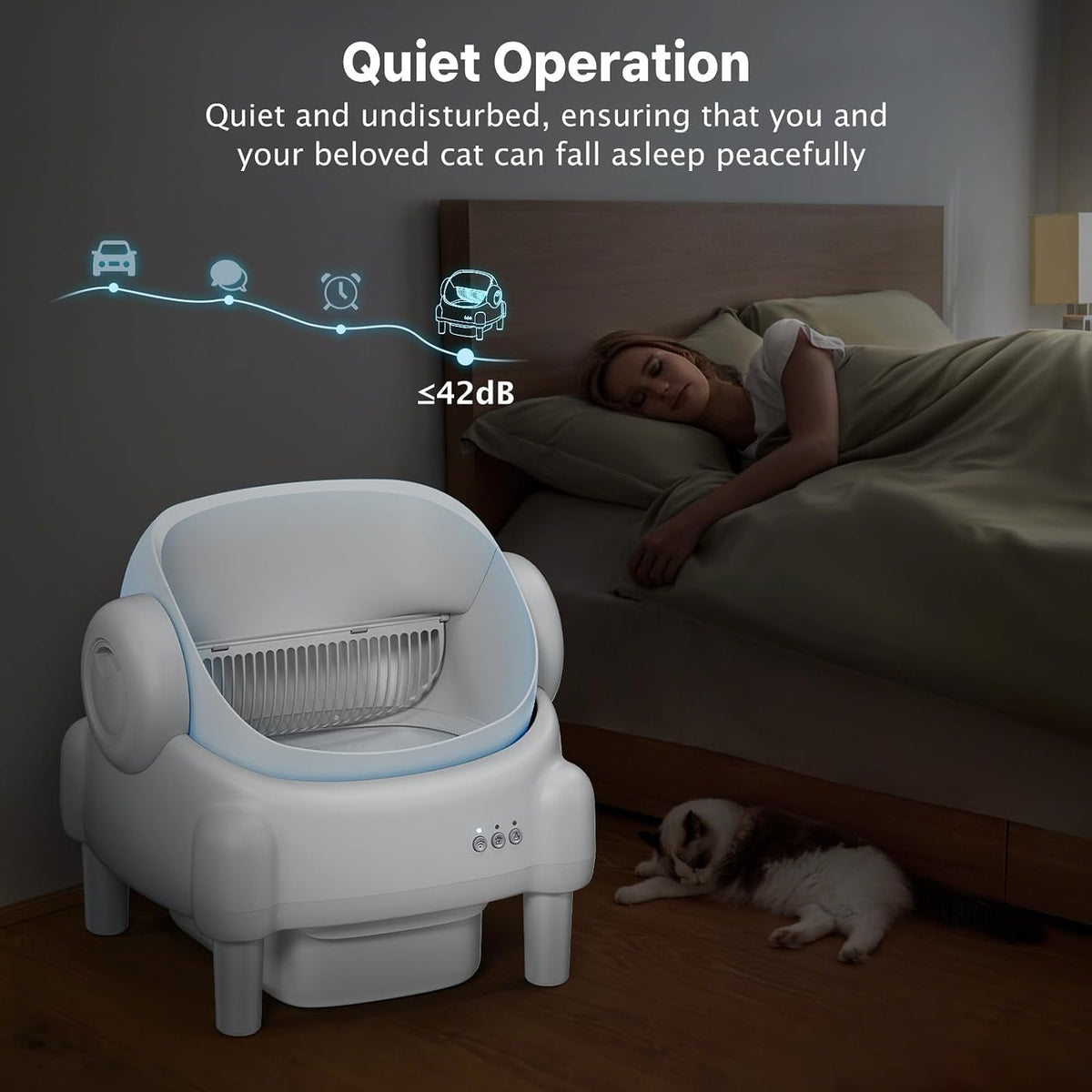 SafeSmart Open-Top Cat Litter System
