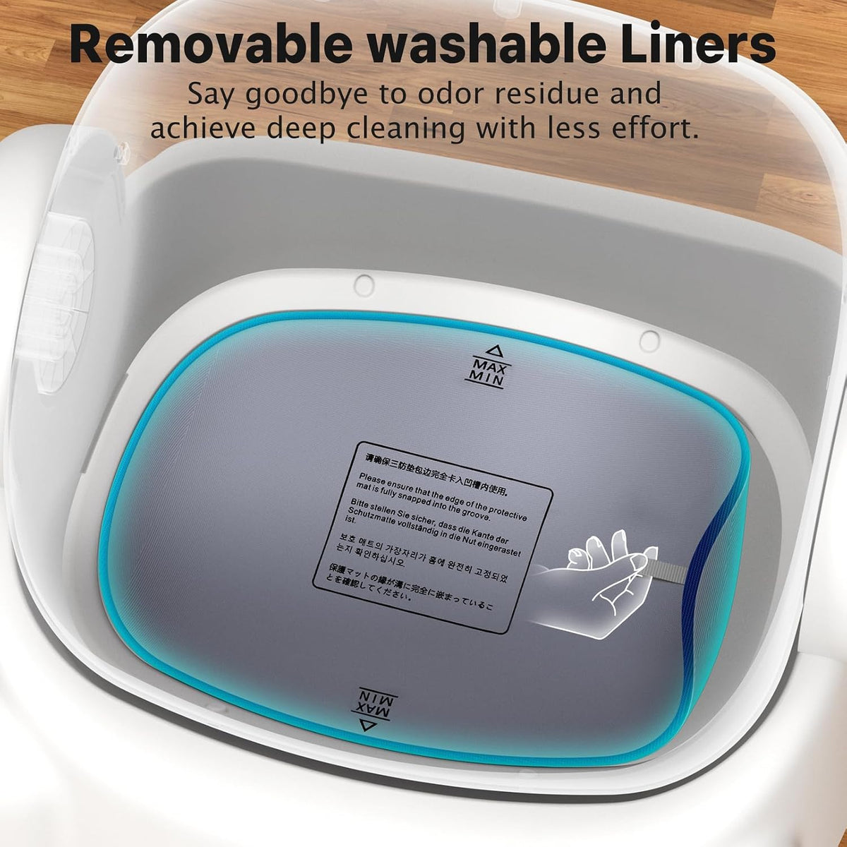 SafeSmart Open-Top Cat Litter System