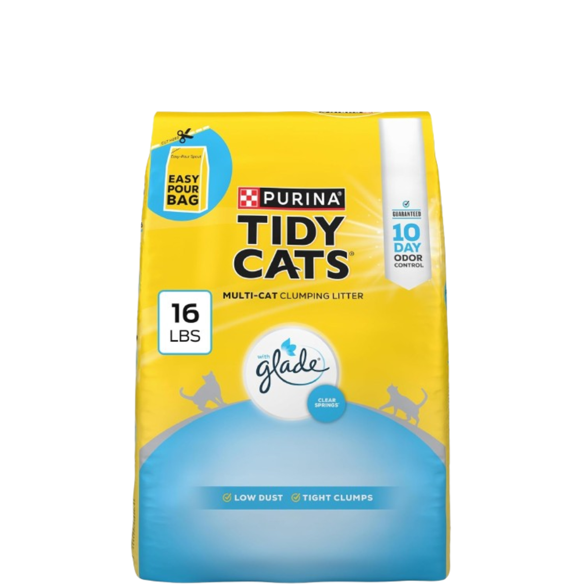 Purina Tidy Cats Clumping Cat Litter, Glade Clear